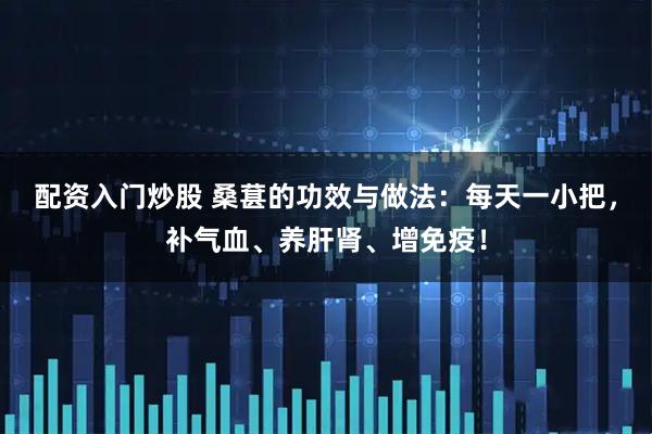 配资入门炒股 桑葚的功效与做法：每天一小把，补气血、养肝肾、增免疫！